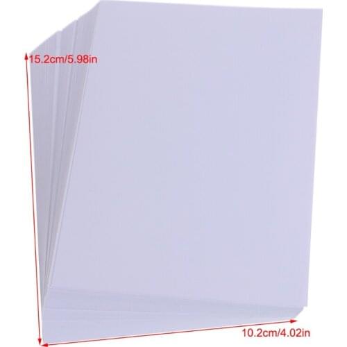 2021 New 100 Sheets Glossy 4R 4"x6" Photo Paper 200gsm High Quality For Inkjet Printers Childrens Toys Practice Pictures