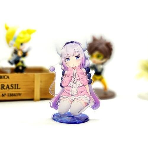 Love Thank You Kobayashi-san Chi No Maid Dragon Miss Kamui Kanna acrylic stand figure model plate holder cake topper ANIME
