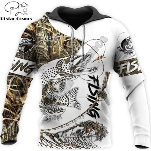 Beautiful Love Fishing 3D All Over Printed Men Hoodie Clothes Unisex Sweatshirt Zip Pullover Casual Jacket Tracksuit KJ332