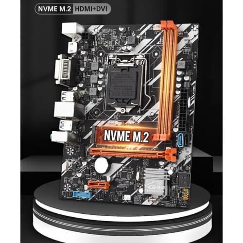 JINGSHA B75-G Motherboard Desktopi3 i5 i7 CPU LGA1155 SupportSSD M.2 NVME WIFI Memory DDR3 Board with Display Input VGA HDMI DVI