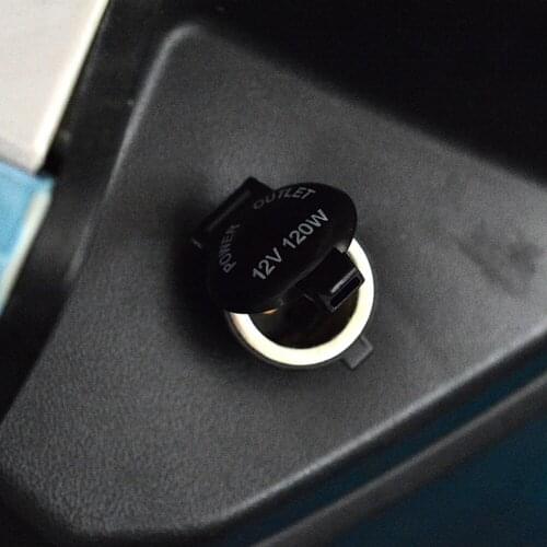 Metal Cigarette Lighter Socket Personal Car Car Auto Boat 12V Easily Installation Elements for Car Vacuum Tire Inflator