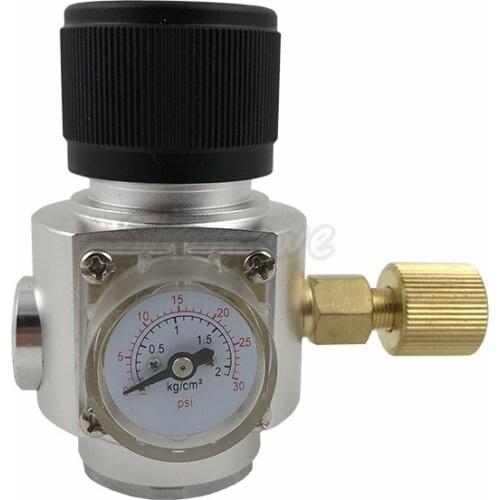 Homebrew CO2 Mini Gas Regulator 30PSI with 3/8" thread For Beer Brewing