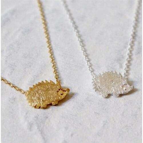 Fashion Hedgehog Pendant Necklace for women