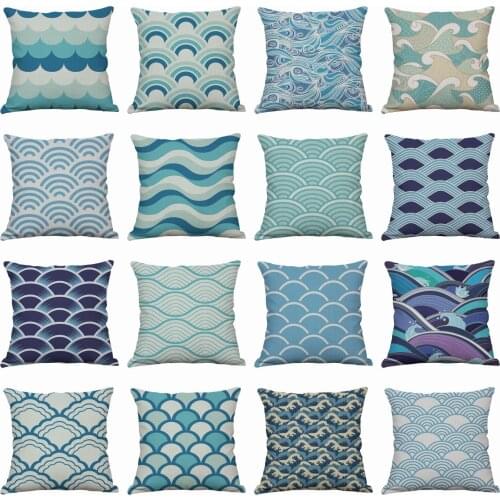 Bokeh pattern Pillow Case Throw Pillowcase Cotton Linen Printed Pillow Covers For Office Home Textile