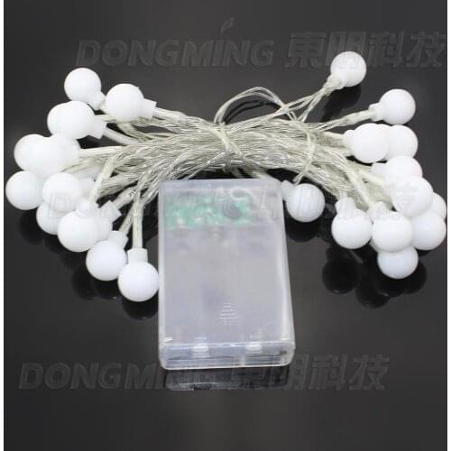 3M 30 cherry Ball Led fairy string light battery operated christmas garland bedroom wedding holiday party decoration lights