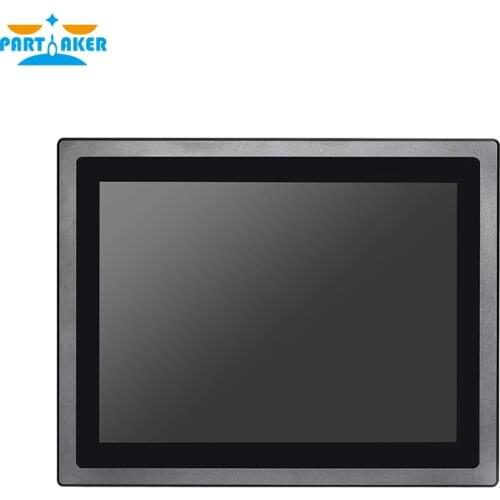 Z17 Intel Celeron 3855u 12 Inch Waterproof Industrial Embedded All In One PC 10-point Capacitive Touch Screen Touch
