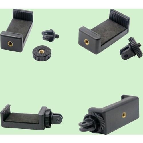 1Pcs Camera Tripod Accessory Selfie Sticks Tripod Mount Sports Camera Adapter to Phone Clip Clamp