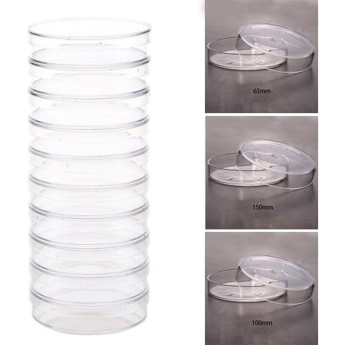 10pcs 35mm Petri Dishes Affordable For Cell Clear Sterile Chemical Instrument #734