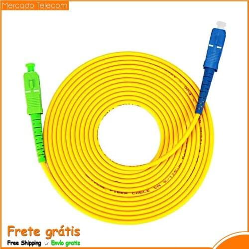 Fiber Jumper Optical SM SX 3mm SC APC -SC UPC LSZH Fiber Optic Patch Cord 10pcs/lot