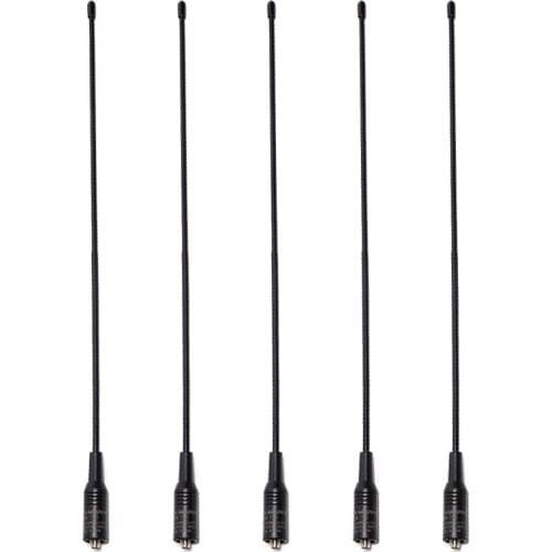5pcs Nagoya NA-771 Fastness Laser Print SMA-Female Dual Band 144/430MHz Antenna for Kenwood TYT Walkie Talkie Radio Accessories