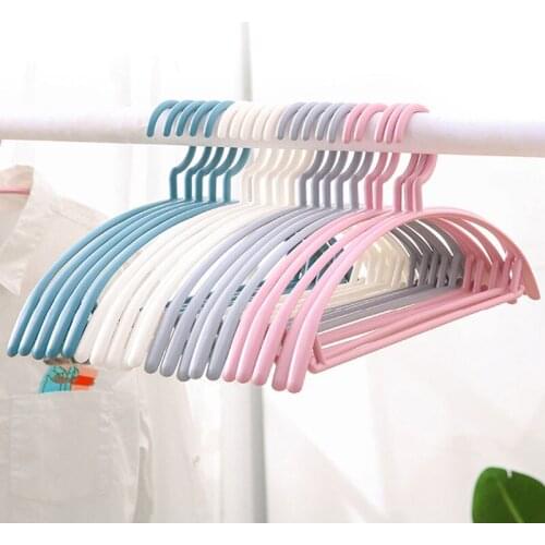 5Pcs Clothing Rack No Trace Hanger Organization Clothes Storage Non-Slip Hangers Clothes Home Accessories Drying Rack Organizer