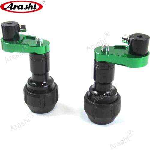 ARASHI CNC Engine Slider Guard Protector Protective Crash Pads For KAWASAKI Ninja 400 2018 2019
