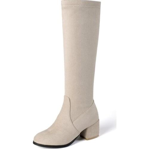 Big Size Simple boots thigh high boots knee high boots over the knee boots women ladies boots shoes woman winter boots women