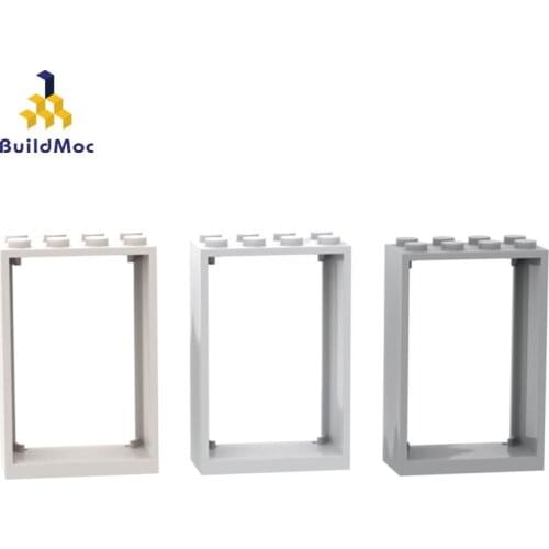 BuildMOC 30179 Door frame 1x4X6 For Building Blocks Parts DIY Construction Educational Creataive gif