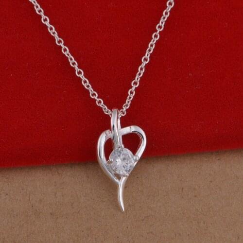 Fashion Necklace Heart Crystal Rhinestone Chains Pendant Necklace Jewelry Chokers Necklace for Women Mum 2020 Drop Shipping