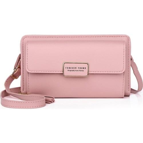 2021 New Ladies Korean Clutch Bag Large Capacity Casual Shoulder Bag Mobile Phone Bag