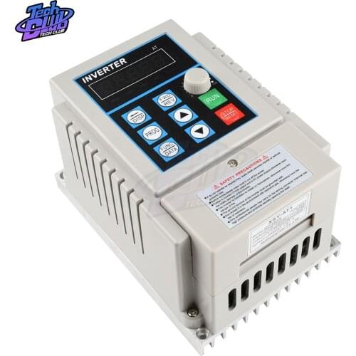 AT1-0750X AC 220V 0.75kW Variable Frequency Drive VFD Speed Controller Inverter Single Phrase Adjustable Frequency Motor Drive