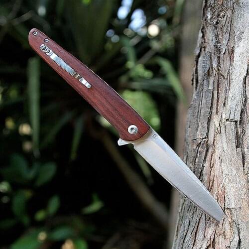 D2 Steel Outdoor Folding Knife Self-Defense Tactical Knife High Hardness Portable Pocket Knife Box Cuter Cs go EDC Tools