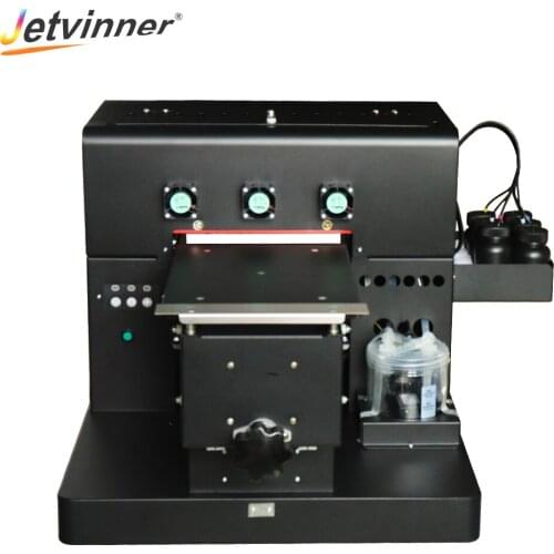 Jetvinner A4 size UV Printer LED Flatbed Printers with emboss effect for Phone Case, Golf, Acrylic, leather, TPU, wood, metal