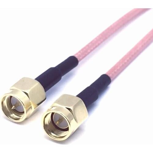 10pcs RG316 SMA male to SMA male plug connector RF Pigtail Coax Jumper Cable
