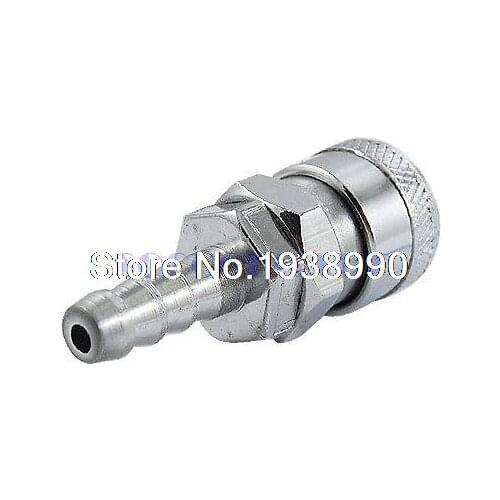 2Pcs 7/25" Hose Barb 20SH Pneumatic Air Quick Disconnect Socket Coupler