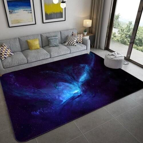 3D Printed Star Sky Living Room Bedroom Area Rug Kids Room Play Mat Soft Child Play Rug Modern Home Decor Big Carpet