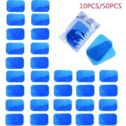 50/10PCS Gel Pads For EMS Abdominal Trainer Muscle Stimulator Exerciser Slimming Machine Accessories Slimming Products Wholesale