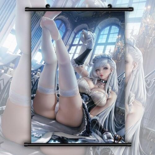 Azur Lane Belfast Anime Manga HD Print Wall Poster Scroll