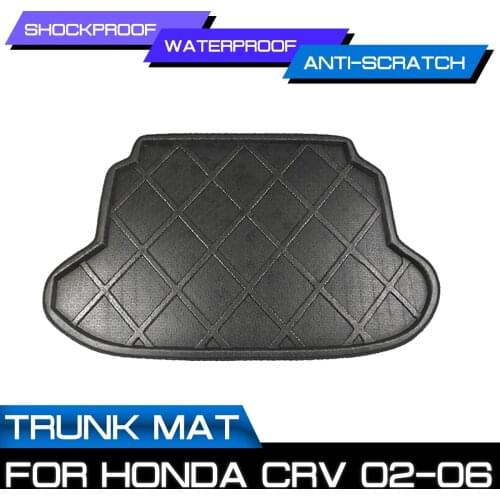 Car Floor Mat Carpet Rear Trunk Anti-mud Cover For Honda CRV 2002 2003 2004 2005 2006