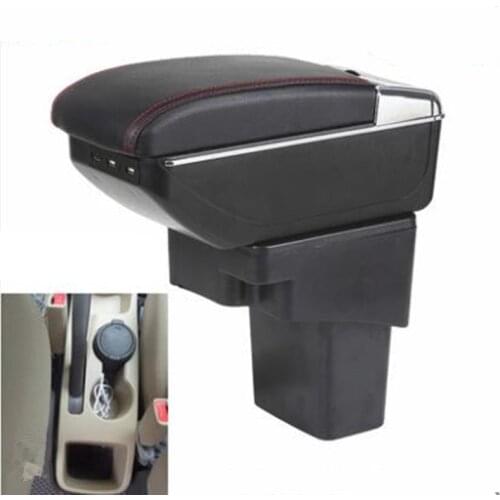 Car Armrest Central Storage Box with USB For hyundai solaris Accent Blue Accent WIT Fluidic Verna Grand Avega dodgo attitude i25