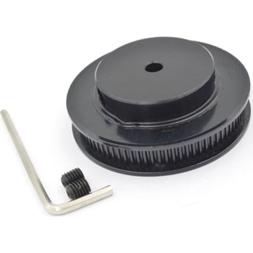 Black Anodized 80 Teeth 2M 2GT synchronous Pulley ,Bore 5mm, for width 6mm 2MGT Timing Belt, GT2 pulley Belt 80Teeth 80T