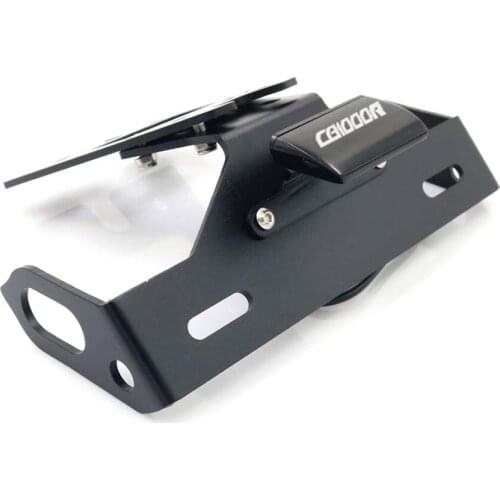 License Plate Holder For HONDA CB1000R 1000R CB Motorcycle Fender Registration Frame LED Light Bracket