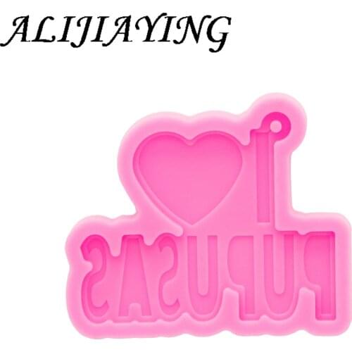 I Love pupusas art diy Keychain Molds, Epoxy Resin Mold, Silicone Mould DIY Resin Crafting Jewelries DY0991