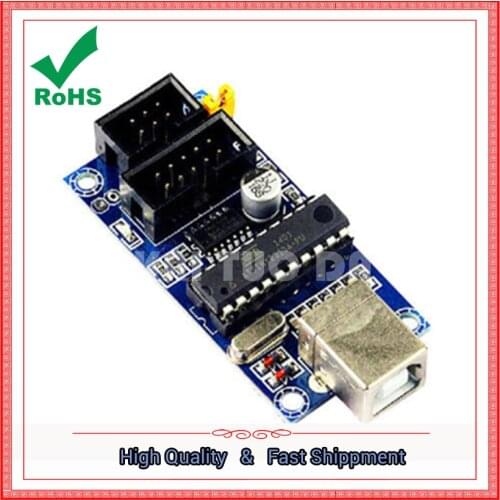 AVR microcontroller USB tinyISP downloader download port USB access module board