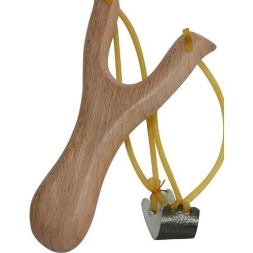 Hunting Camping Sports Fast and Safe Transportation for the Powerful Wooden Slingshot Shot Brace Catapult With Rubber Band