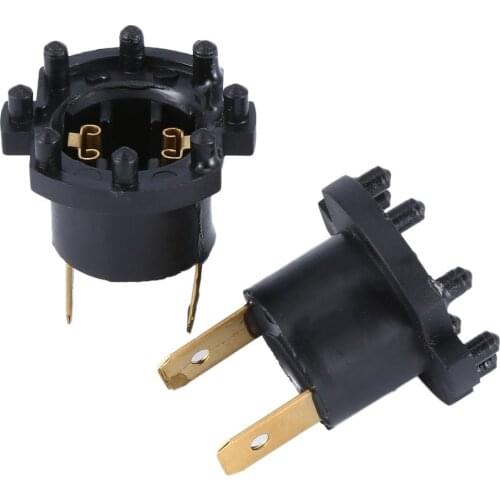 A Pair For Mazda 3 5 323 Headlight Bulb Bases Genuine For Mazda 2 De 3 323 Bk Bj Headlamp Socket H7 Globe Bulb Holder