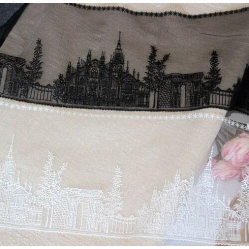 Princess Castle Embroidery Lace Trim Cheongsam Dresses, Garments, Sewing Accessories, Home Fabrics RS2458