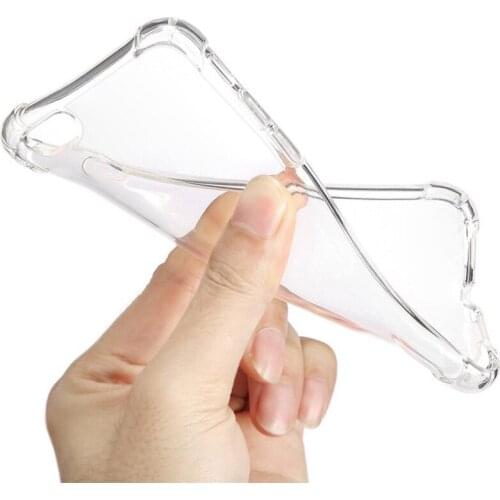 Transparent Case Cover For iPhone 6 6s 7 8 Plus X Shockproof Clear Silicone Soft TPU Case Fundas For iPhone 5 5s SE Phone Bag