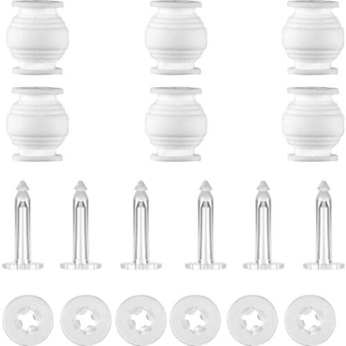 6pcs Gimbal Camera Anti Fall Off Anti Drop Pins for DJI Phantom 3 Drone Mount Holder Rubber Damper Damping Balls Spare Parts