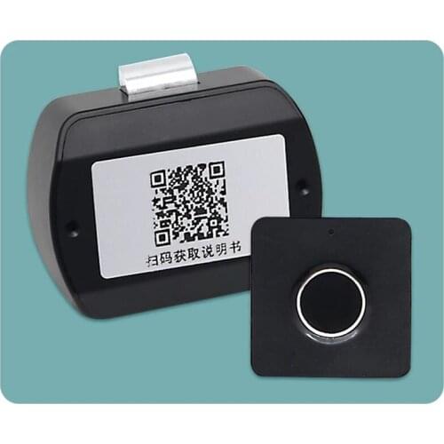 1Set Intelligent Fingerprint Lock USB Electronic Lock Smart Lock Door Cabinet Fingerprint Padlock Digital Lock Door For Drawer