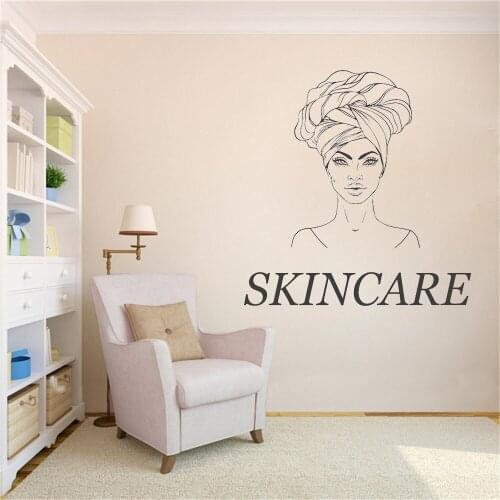 Spa Sign Facials Wall Decal Quote Mask Skin Care Treatment Beauty Salon Decoration Body Massage Vinyl Sticker Home Decor WL301