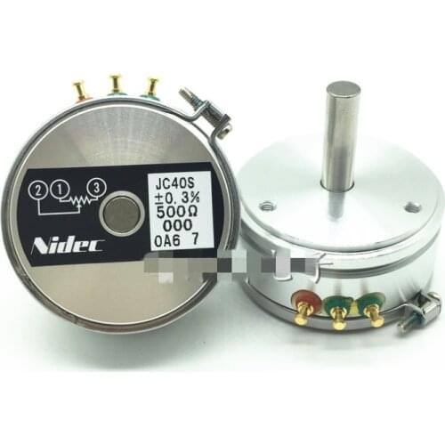 [VK] Nidec Copal electroconductive plastic potentiometer JC40S 500R ±0.3% Japan switch