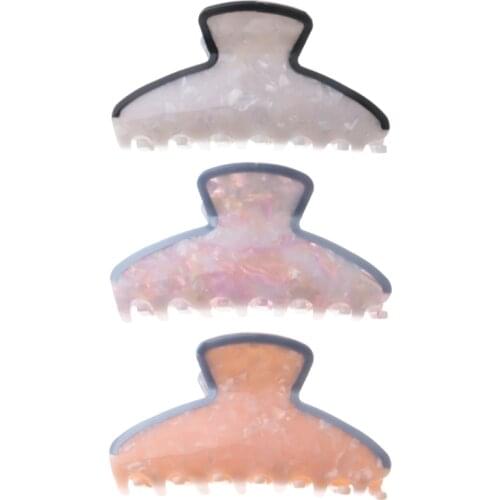 Factory Whosalesa Price Fashion Beautiful Hair Claws Mix Colours 2021 New Design Make Up Washing Hairpin Hair Clip for Adult