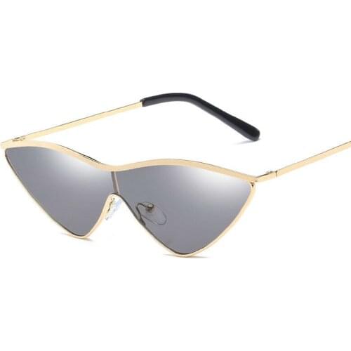 2018 Cat Eye entes de sol Spectacles Vintage High Quality Men Pilot Lunettes Female Cateye Male Oculos Sunglasses-women Gozluk