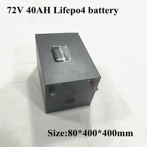 Lifepo4 72v 40Ah Battery Pack LFP 150A BMS Electric Foils Hydrofoil Forklift Forklifts 10kw Power Motor + 87.6v 10A Charger