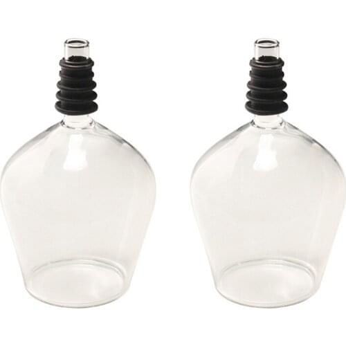 Wine Glass Topper,Glass That Inserts into Your Wine Bottle,The red Wine glass to