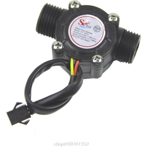 Water flow sensor flowmeter Hall flow sensor Water control 1-30L/min 2.0MPa NEW J12 21 Dropshipping