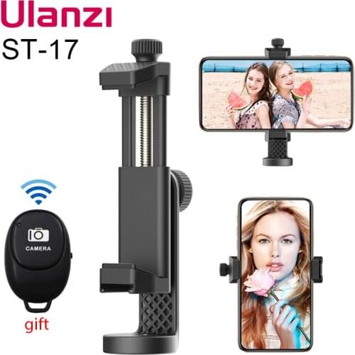 Ulanzi ST-17 Universal Smartphone Tripod Mount Vertical Shooting 360 Rotation Phone Mount Holder for iPhone Android
