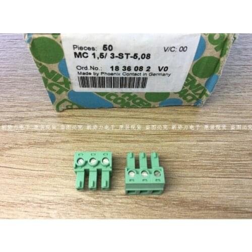 Germany MC1.5/3-ST-5.08 wiring terminal 1836082 connector Plug 8A 320V