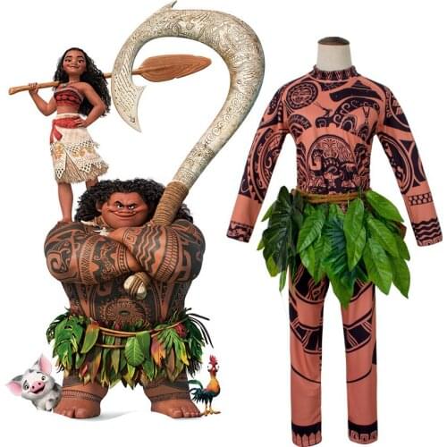 3pcs Adult Cartoon Cosplay Costume Mens Halloween Carnival Party Costume Tights Sweatshirt+Pants+Leaves Belt